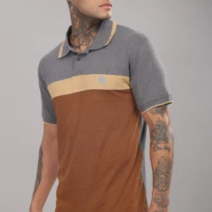 PR33||Mustard Grey|| 100% Cotton T-Shirt