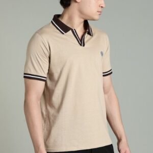PR3 SS 006|| Beige || 100% Cotton T-Shirt