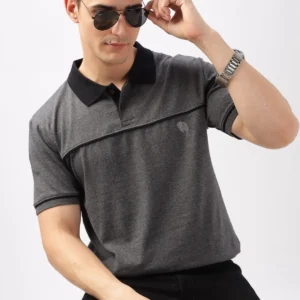 PR31||Grey Black|| 100% Cotton T-Shirt